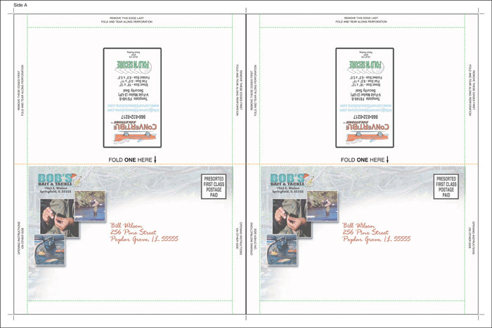 FOLD N’ GO® V-Fold Mailer- #2750, 168,000 Available