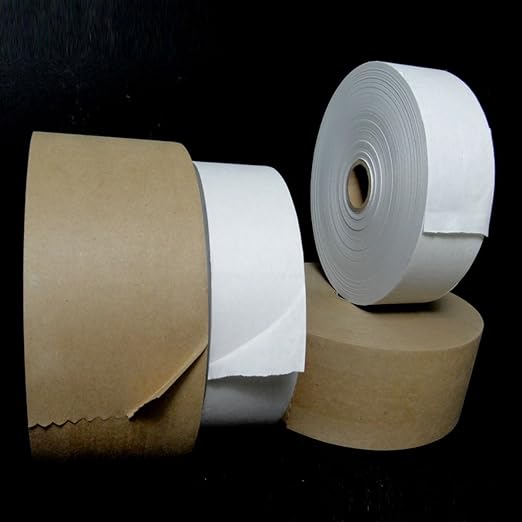 2.75" X 453' White WATER ACTIVATE TAPE-  WHT 10 ROLLS per CASE, 60 CASES per PALLET, S-2352-ReSKU