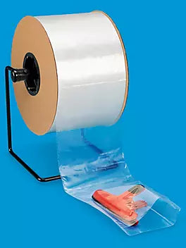 6 x 8" 2 Mil Bags on a Roll, White Front, Clear Back, S-1263-ReSKU - 1500 Bags/Roll